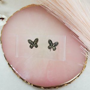 🤑 BUNDLE TO SAVE 🤑 Torrid Bronze-tone Engraved Butterfly Stud Earrings